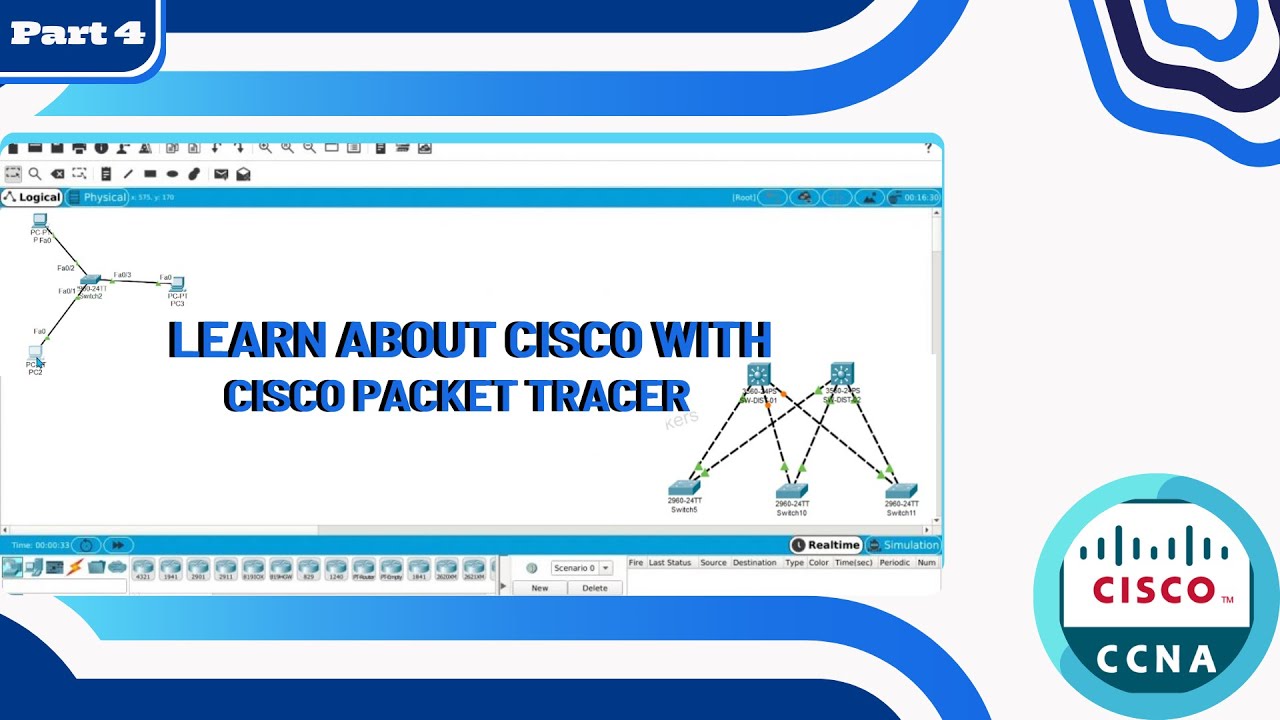 Tutorial of cisco | Port security, Spanning-tree | part 4 | CCNA - YouTube