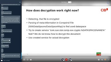 openSUSE + LibreOffice Conference 2020: LibreOffice Document Encryption API
