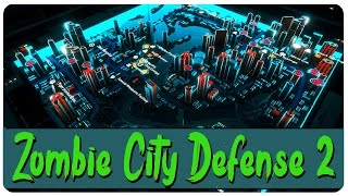Zombie City Defense 2 Gameplay | Neon Pandemic | Let's Play Zombie City Defense 2 screenshot 4
