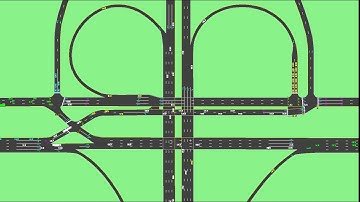 Parclo/DDI interchange