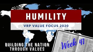 CRFV Filipino Value Focus: HUMILITY