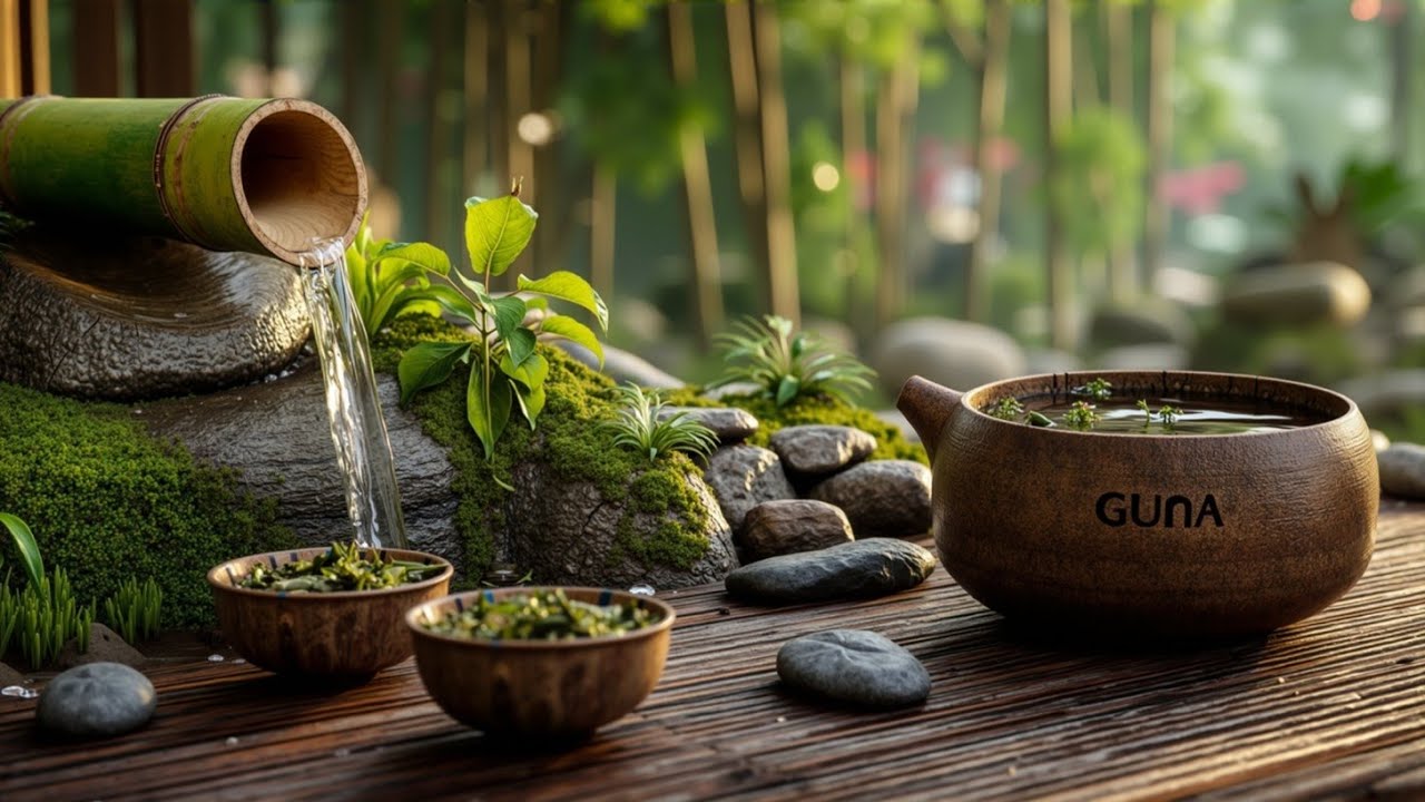 Звуки Воды Азиатского Дзен-Сада для Глубокой Релаксации и Медитативной Музыки Гармонии