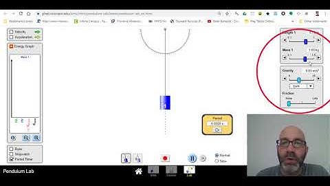 Phet Pendulum Lab Tour