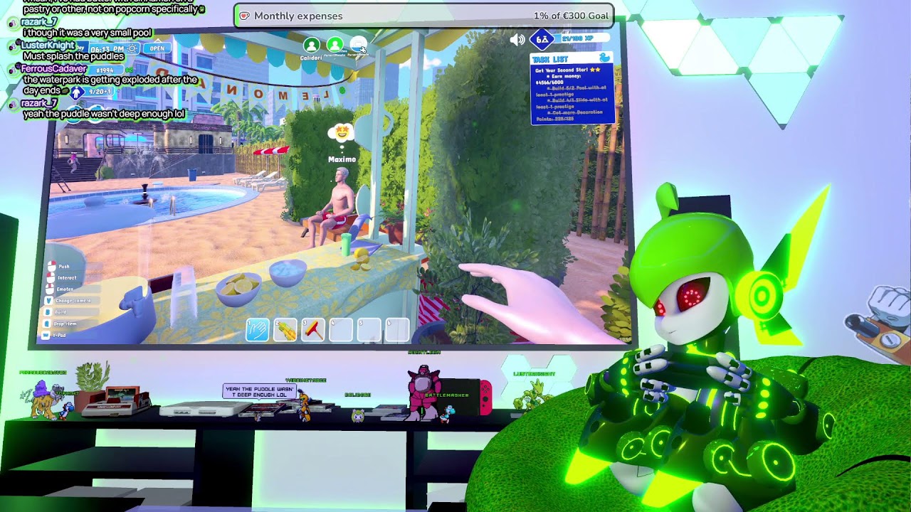 💚【Robot Girl】💚 if you pee in the pool i WILL beat u up! 💚