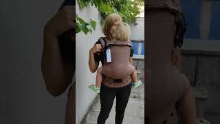 Baby Carrier Nashsling SOLO. Front carry. Baby 2 years, 12 kg #nashsling #babywearing #babycarrier