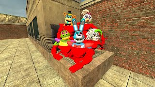 HYPER EXPLODE MEGA SIREN RUBY FNAF SECURITY BREACH ANIMATRONICS In Garry's Mod!