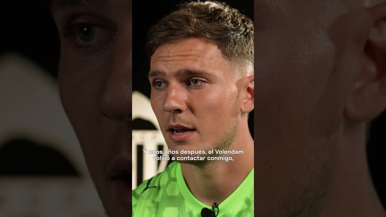 Van Oevelen: “Mi camino como portero siempre ha ido hacia arriba”| VALENCIA CF
