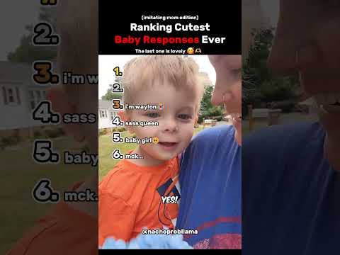 Ranking The Top 6 Cutest Baby Responses Ever Imitating Mom Edition
