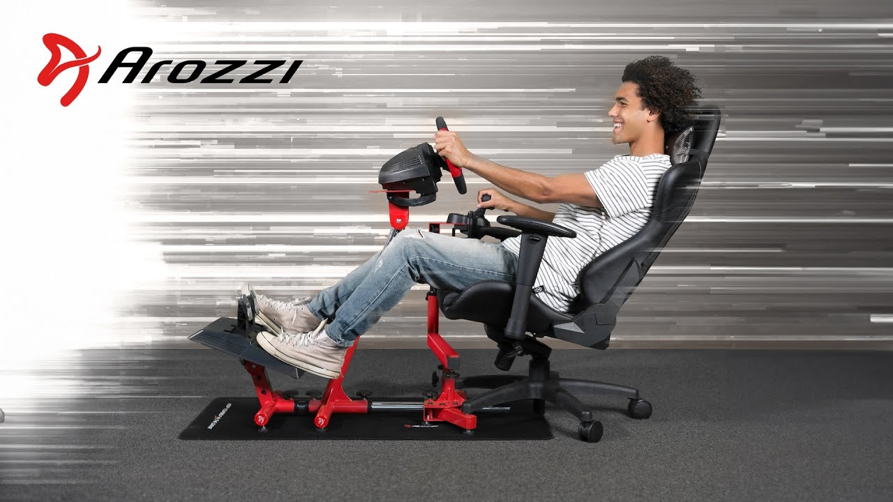 Soporte para volante Arozzi Velocità Racing Simulator Rojo