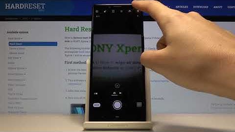 How to Change Volume Button Function in Camera in SONY Xperia 1 -  Check Available Button Functions
