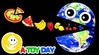 Hungry Planets 3 |  Planets FOOD BABY | Funny Planet comparison Game for kids | 8 Planets for kids