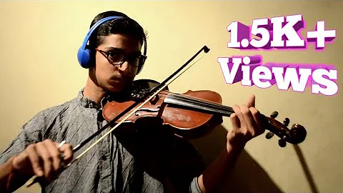 Mamo Chitte Niti Nritye | মম চিত্তে নিতি নৃত্যে | Rabindrasangeet | HD 720p | Violin Cover