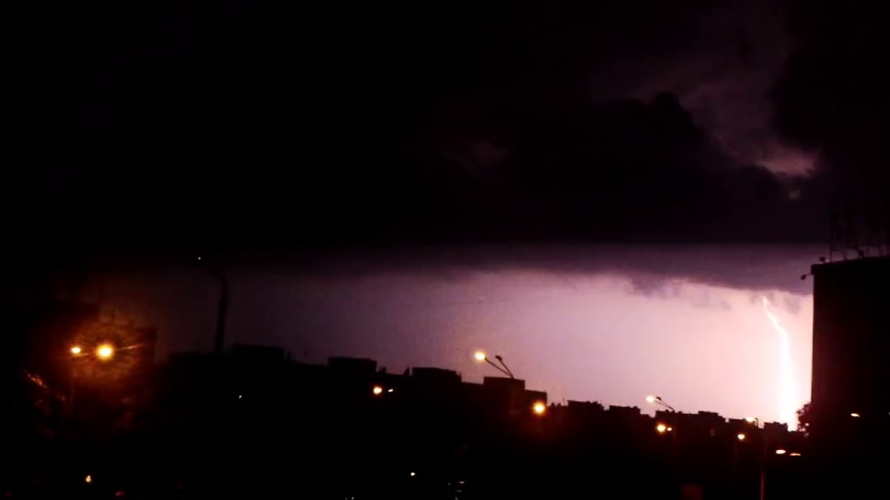 Lightning storm in Varna, Bulgaria - 17.05.2015
