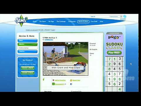 The Sims 3 Video Editor Creator: Mashups! May 2009