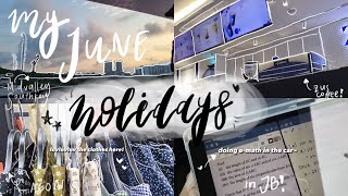 my June holidays | JB, Malacca, getting a film camera and more ☕️ part 1