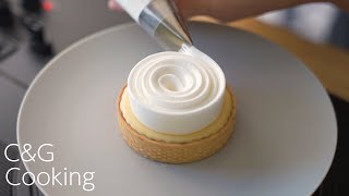 How to make a lemon tart that looks like art! | ASMR Lemon Tart