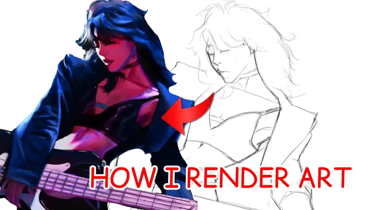 HOW I RENDER ART - YouTube