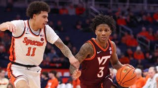 Virginia Tech￼ Gets a win over Sy 76-￼74 Ben Hammond 5-10FG  2-4 3PTS 4REB 4 AST 24PT #benhammond 