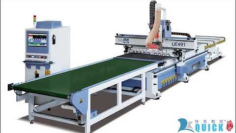 UE491 auto load and unload ATC cnc router