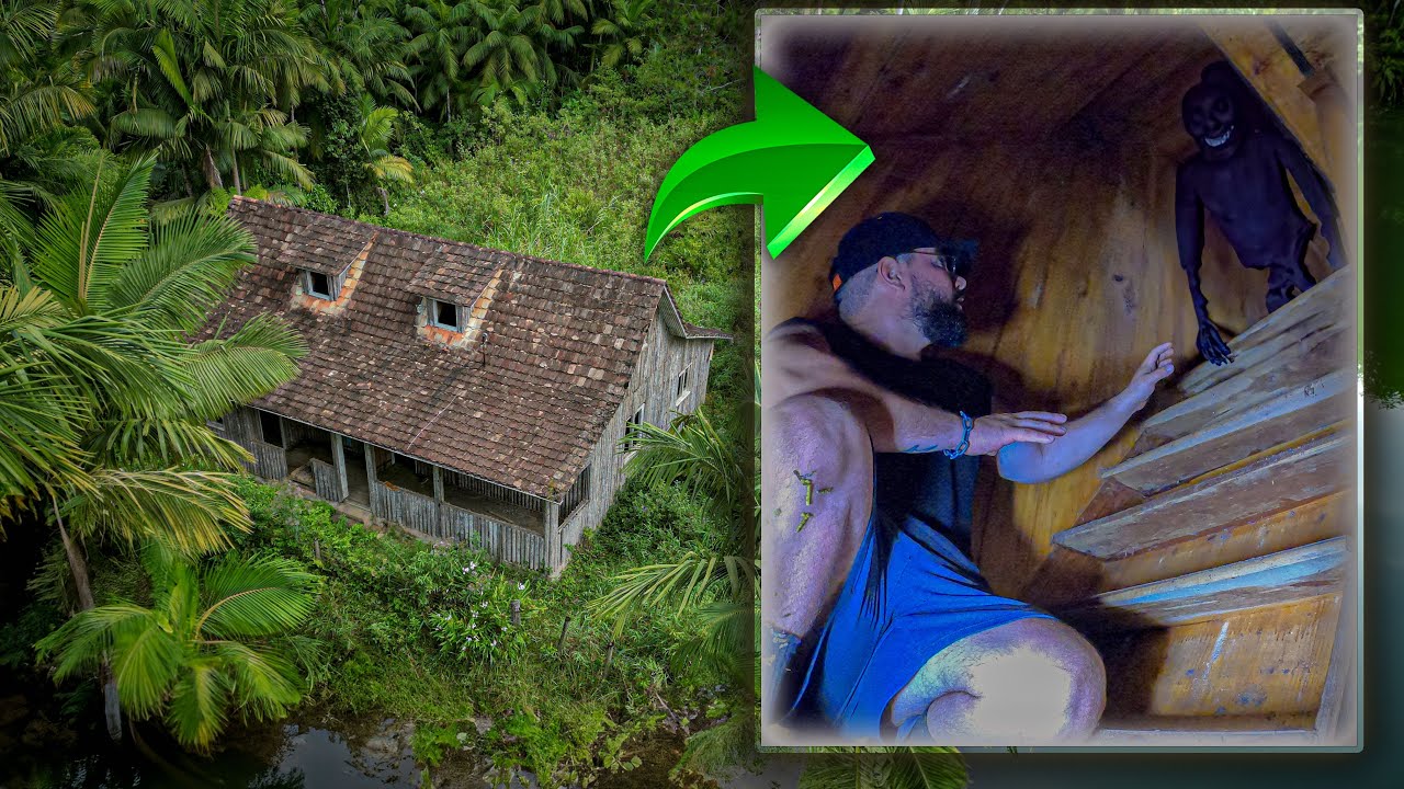 UMA CRIATURA TERRÍVEL ASSOMBRA ESSE CASARÃO ABANDONADO O QUE A TORNAR UM FILME DE TERROR