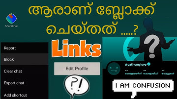 How to find blocked person in share chat and how to get profile link of that person in group