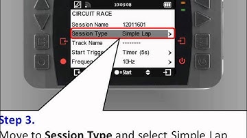 Qstarz LT-Q6000 "How to Start a Circuit Race Simple Lap"