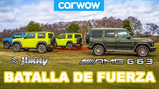 Mercedes-AMG G63 vs Suzuki Jimny - Batalla de Fuerza