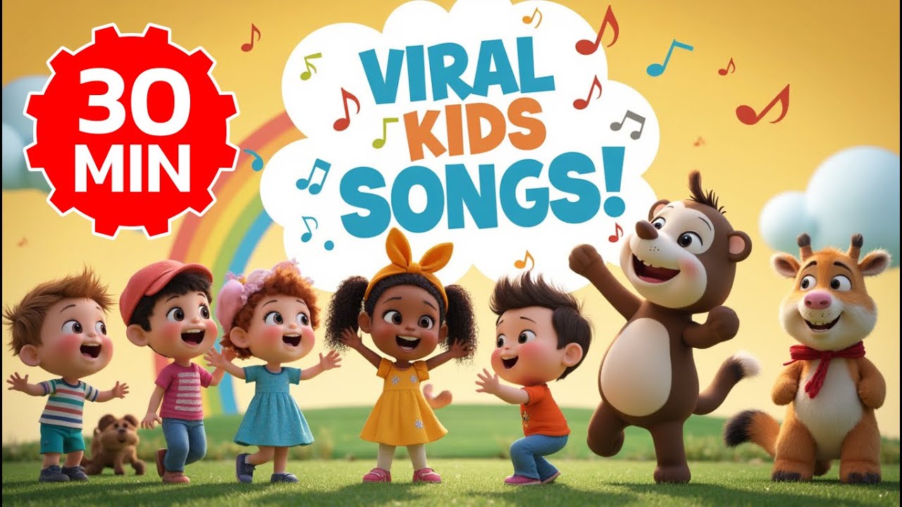 30 Minutes of Viral Kids Songs 🎶 | Fun Nursery Rhymes & Sing-Along for ...