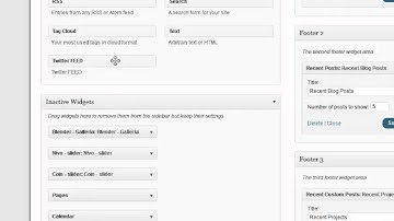 [ThemeForest - Blender Wordpress Theme] -  Customize Footer & Sidebars