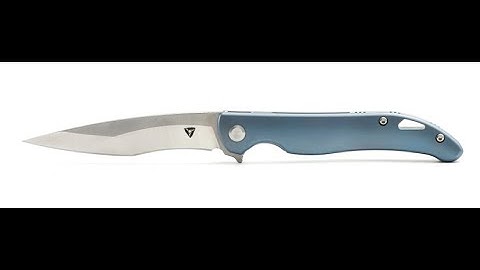 Sharpen a Tuya Talon S35V with recurve on the Jende JIGS for Knives