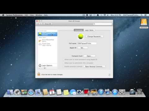 Removing Login items   Mountain Lion OS X 10.8