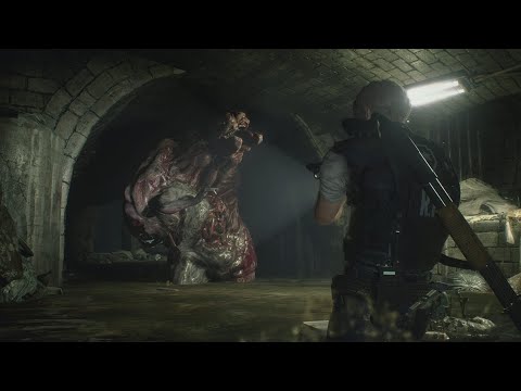 Vídeo: Resident Evil 2 - Explorando Os Esgotos Como Leon, Como Vencer O G Adultos