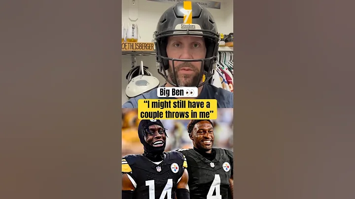 Ben Roethlisberger comeback? 😅 (via footbahlinwithben/IG)