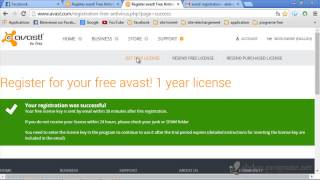 كيفية تفعيل antivirus avast 2014 لمدة سنة بسريال قانوني من شركة avast