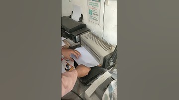 Manual Spiral Binding Process