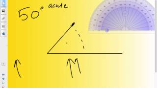 Drawing Angles Using a Protractor