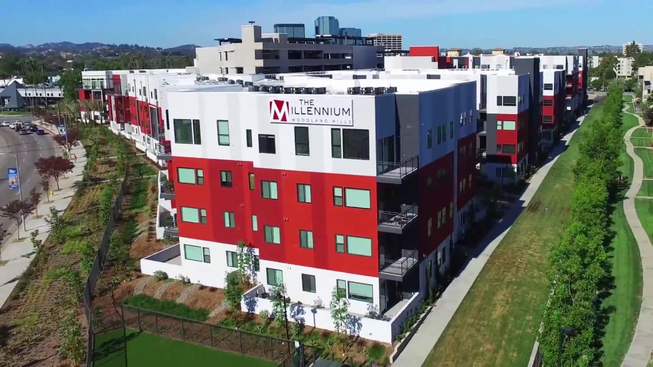 Tour Warner Center's Newest Luxury Apartments in Woodland Hills The Millennium Woodland Hills