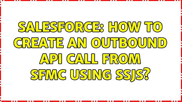 Salesforce: How to create an outbound API call from SFMC using SSJS?