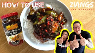 Ziangs: How to use Lee Kum Kee Black Pepper Sauce (webstore insert)