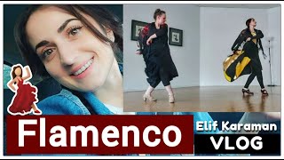 VLOG: First Time FLAMENCO 💃🏻 | Practice | Elif Karaman | Flamenco Del Mio | VHS Mönchengladbach