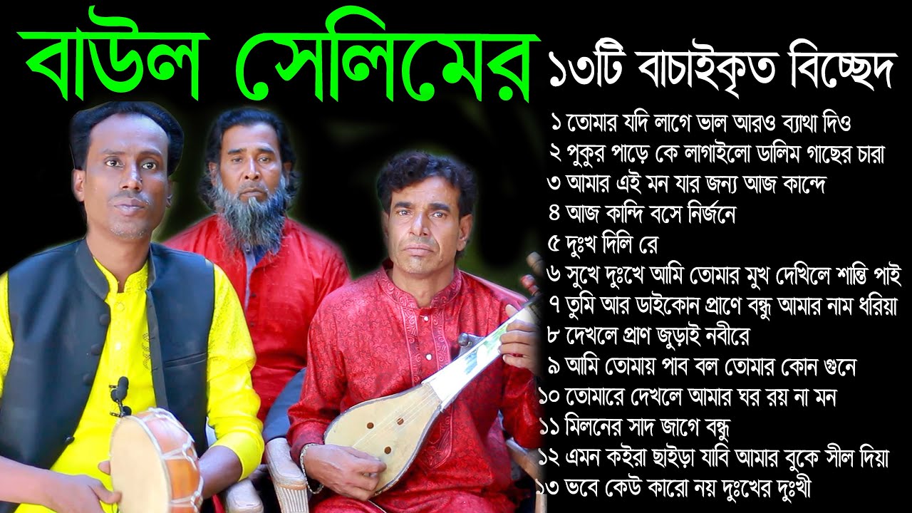 বাউল সেলিমের ১৩টি বাচাইকৃত বিচ্ছেদ গান best of baul selim