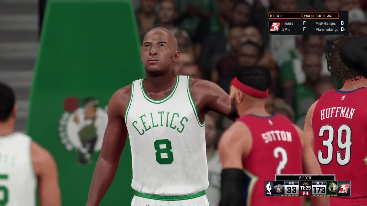 TBA 2K16 (20012002) Game 128 New England vs New Orleans YouTube