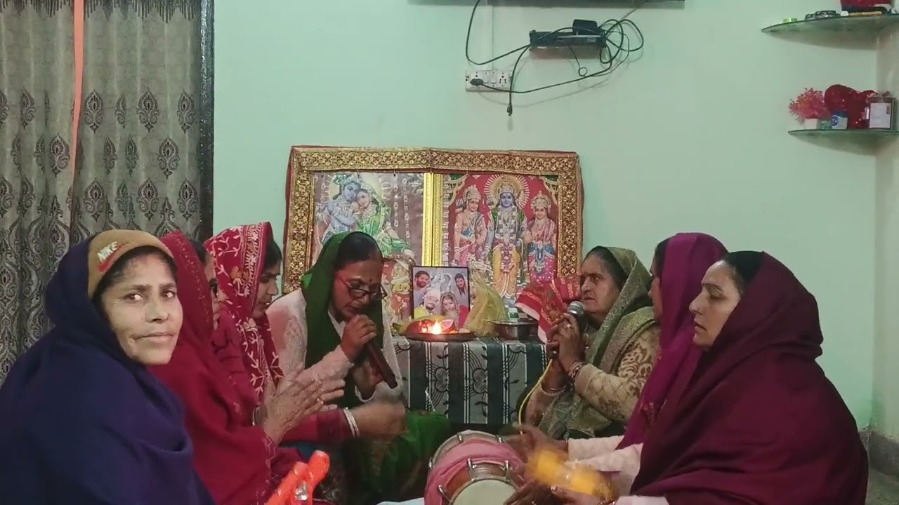 नी मैं नच नच पगडे पामा मेरे घर श्याम 🙏 आए ने।।