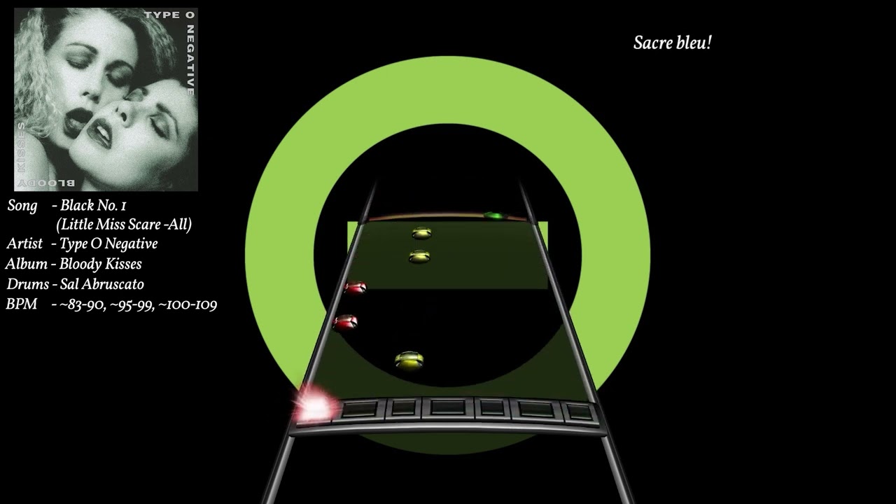 Type O Negative - Black No. 1 (Little Miss Scare -All) (Drum Chart)
