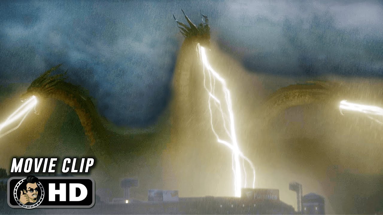 Ghidorah Destroys Boston Scene | GODZILLA KING OF THE MONSTERS (2019) Sci-Fi, Movie CLIP HD