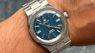 Woven in Azure — F77 Blue 37 mm Up Close - YouTube
