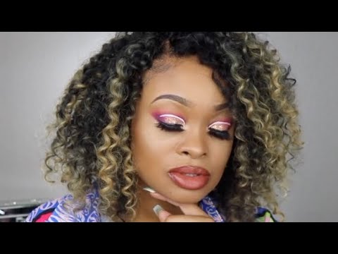 Glitter Cut Crease Makeup Tutorial - YouTube