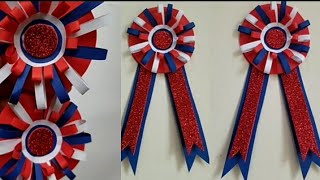 King Coronation Badges/ Rosetta Crafts & Decoration ideas | How to make Rosette tutorial