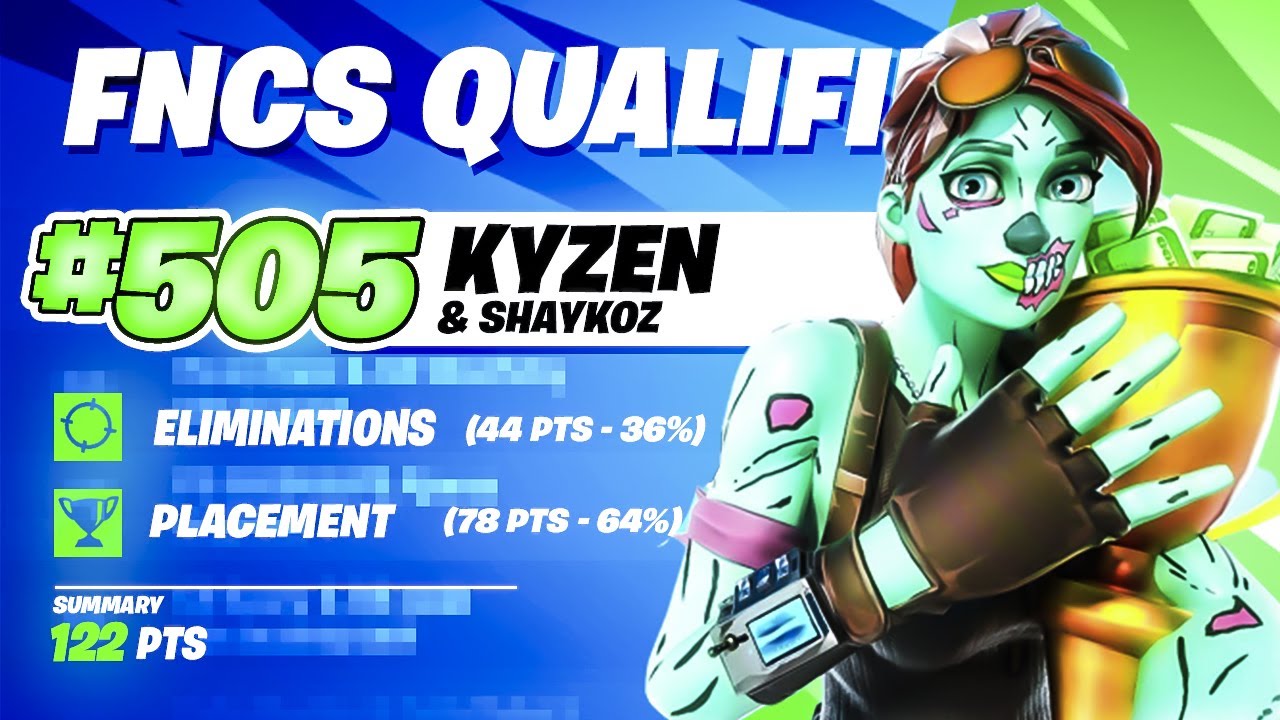 KYZEN - On se qualifie pour les QUARTS de FINALE des FNCS avec SHAYKOZ !