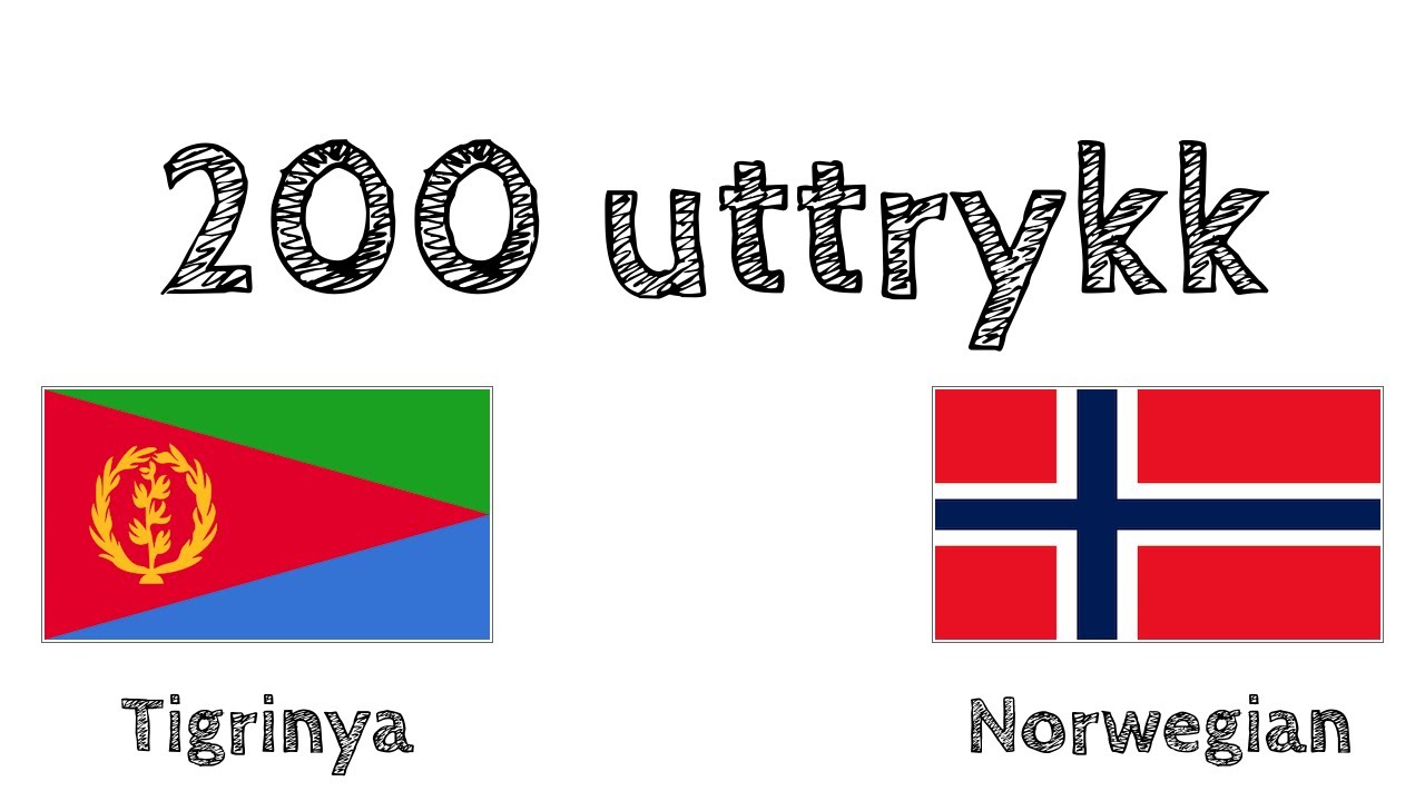 200 uttrykk - Tigrinja - Norsk
